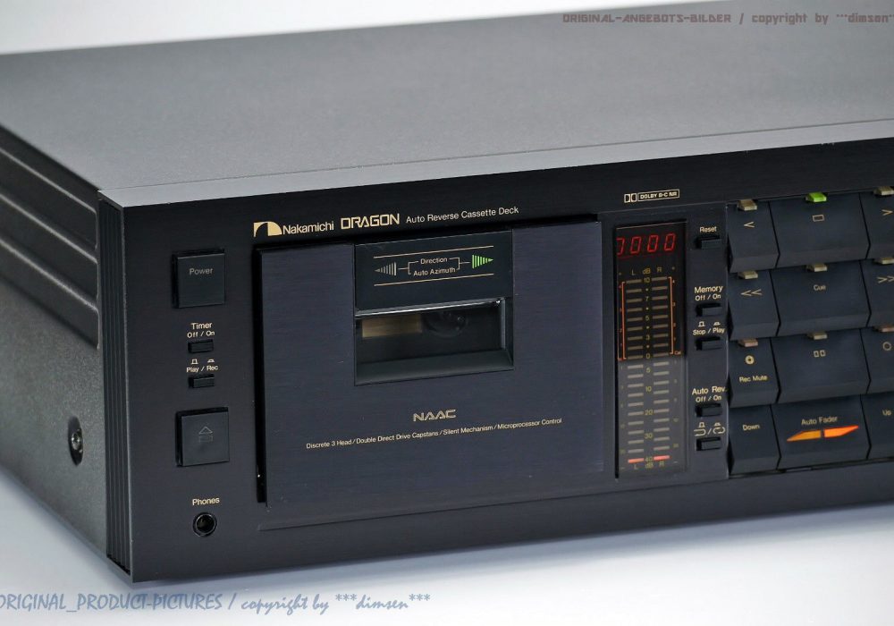 NAKAMICHI DRAGON High-End 磁带 Tape 卡座 1A-Zustand!! Revidiert+1J.Garantie!