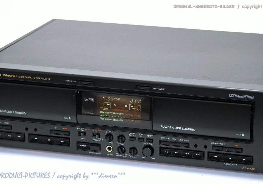 ONKYO Integra TA-RW9090 High-End 磁带n Tape 卡座! Revidiert+1J.Garantie! TOP