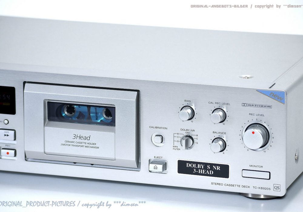索尼 SONY TC-KB920S QS High-End 三磁头 磁带n Tape 卡座!! Revidiert + 1J.Garantie!