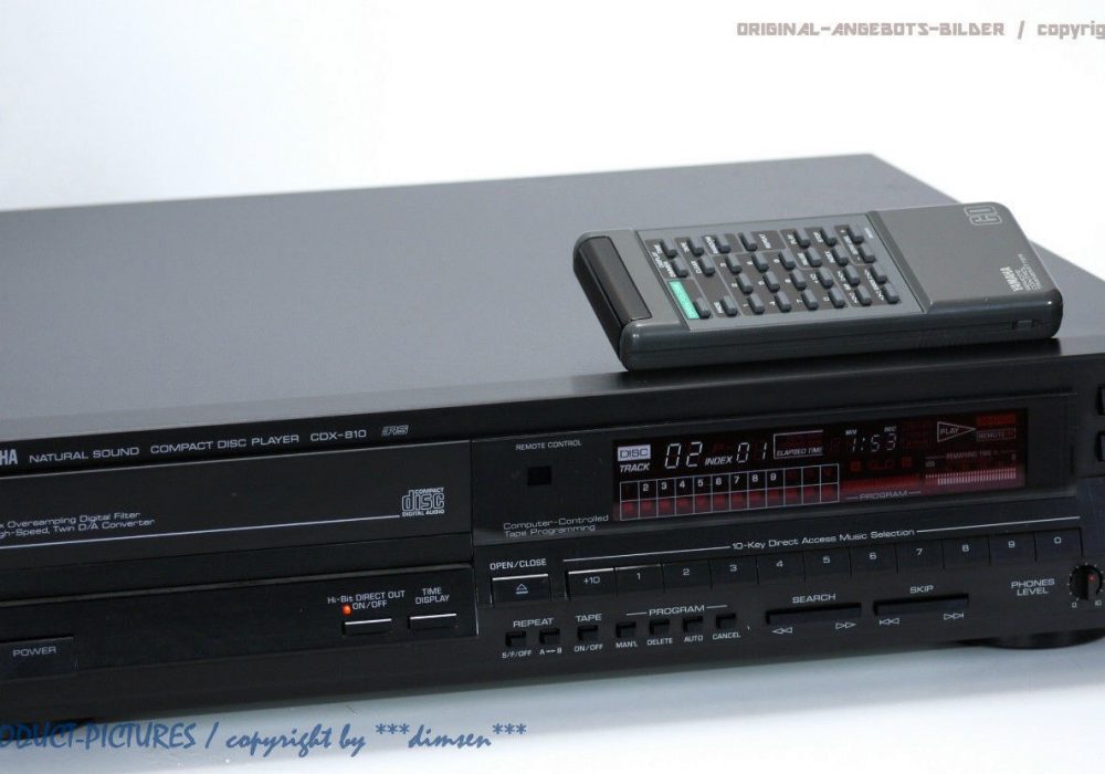 雅马哈 YAMAHA CDX-810 CD 播放机