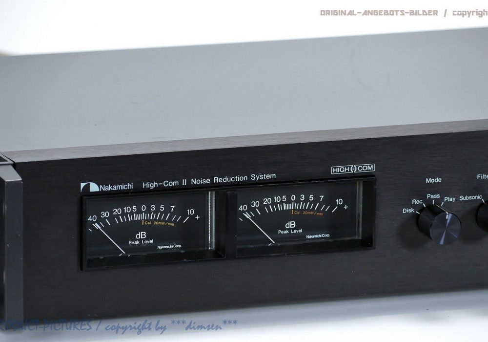 中道 NAKAMICHI High-Com II Noise Reduction System 降噪器