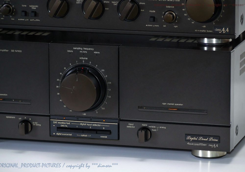 松下 Technics SE-M100 + SU-A40 前后级功率放大器