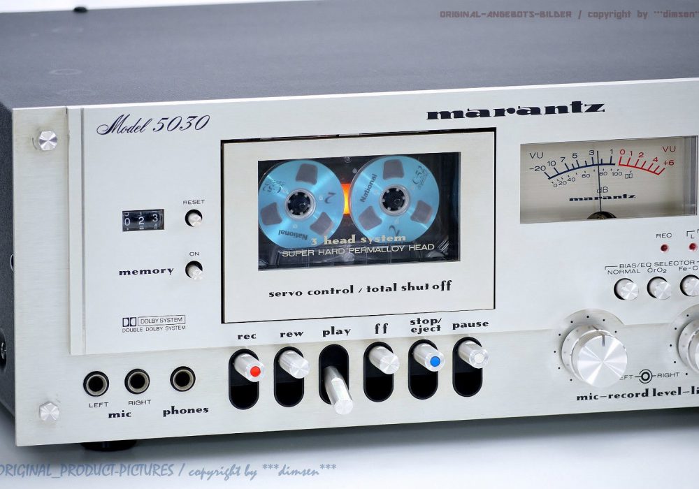 MARANTZ MODEL 5030 古董 磁带 Tape 卡座!! Revidiertt+1J.Garantie! Top-Zust