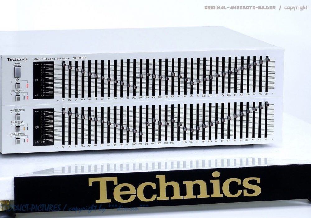 Technics SH-8065 High-End Graphic 立体声 EQ Equalizer Top-Zustand + 1J.Garantie!