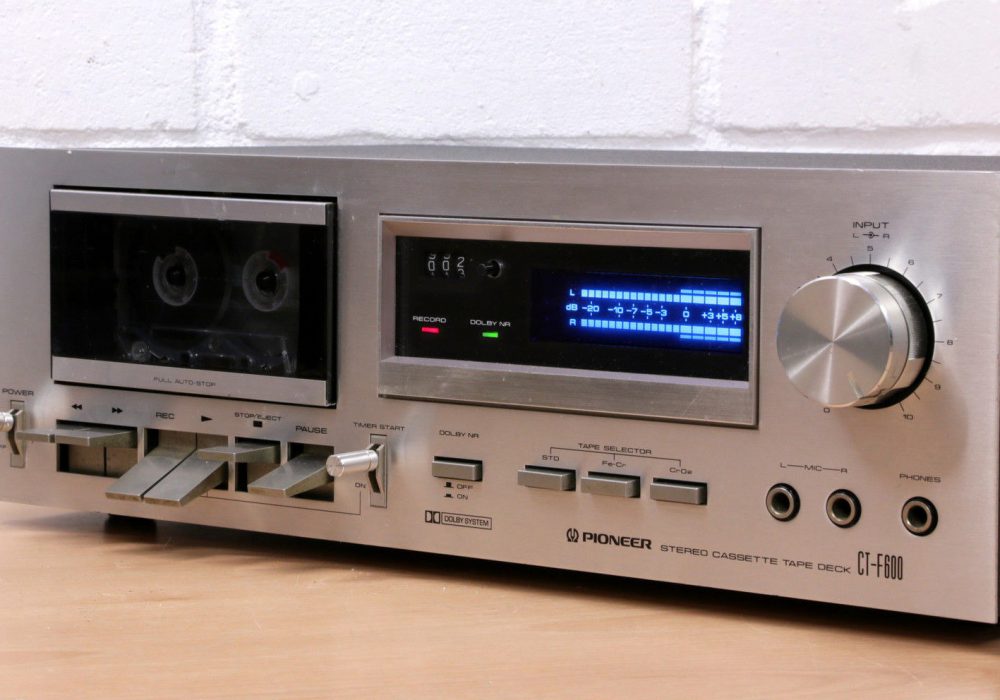 PIONEER CT-600 vintage Hi-Fi analogue cassette tape deck SUPERB Japan SERVICED