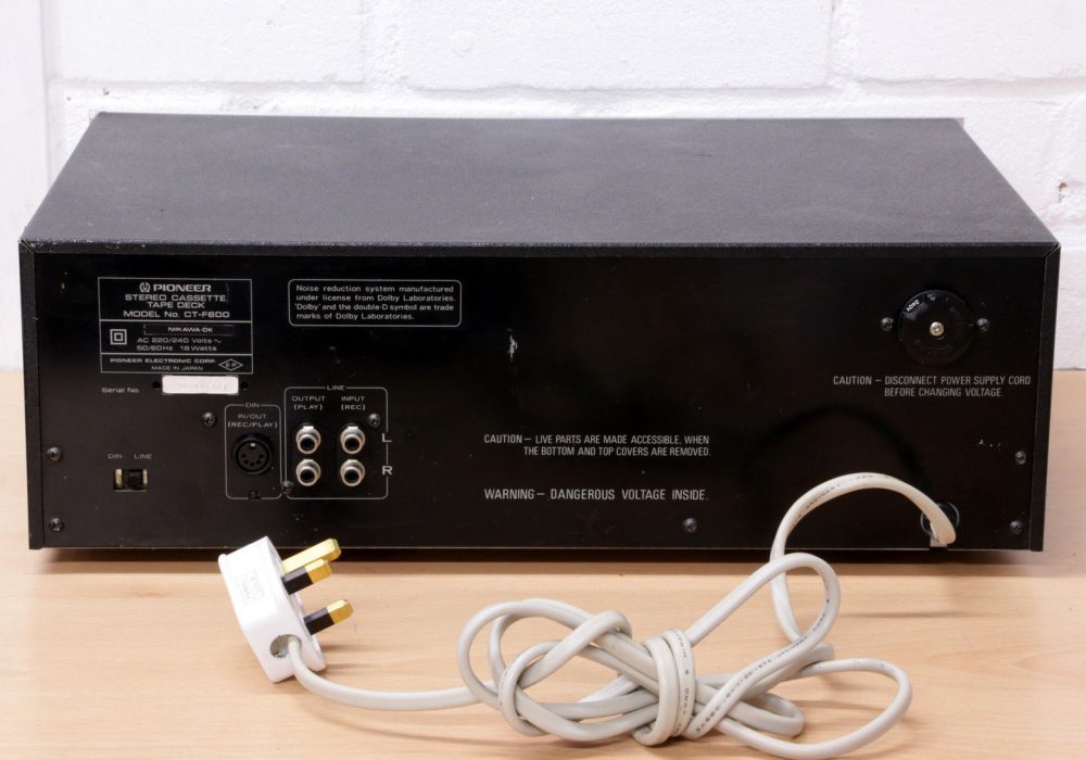 PIONEER CT-600 vintage Hi-Fi analogue cassette tape deck SUPERB Japan SERVICED