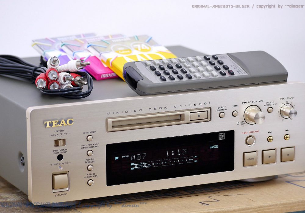 TEAC MD-H500i High-End MiniDisc MD播放机