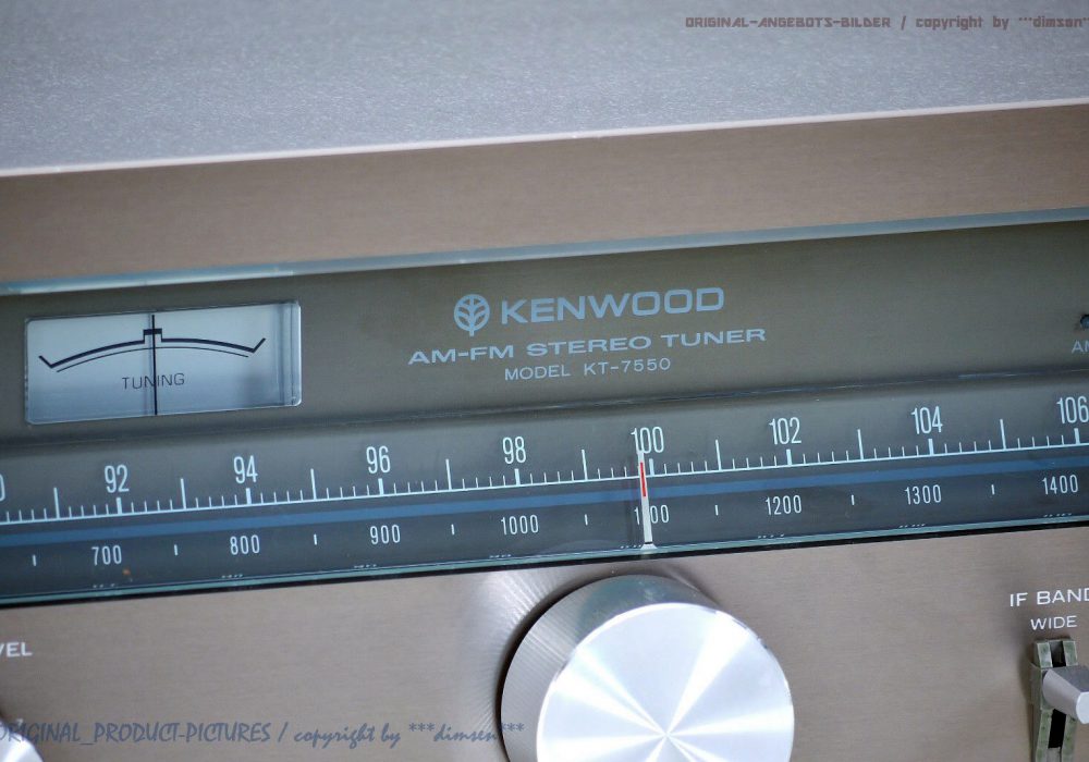 建伍 KENWOOD KT-7550 AM/FM 立体声收音头