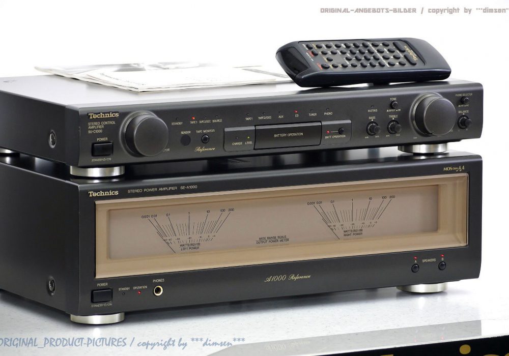 松下 Technics SU-C1000 / SE-A1000 High-End 前后级功放