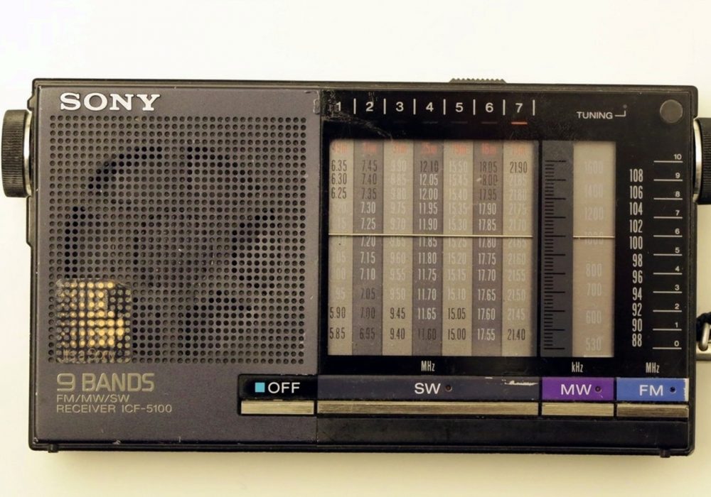 索尼 SONY ICF-5100 9波段 便携收音机