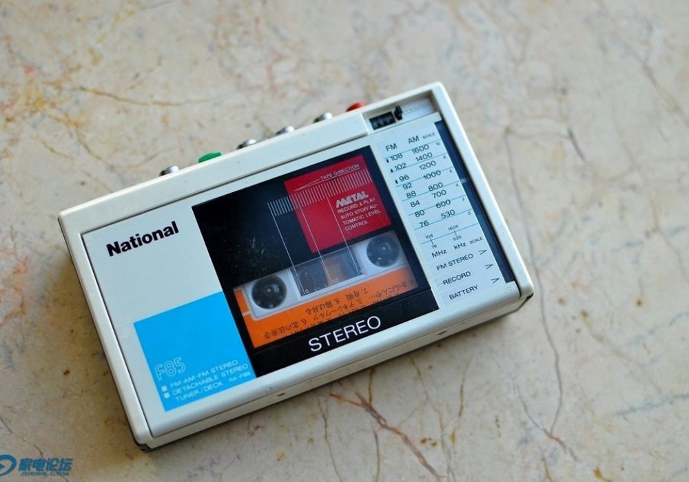 松下 National RX-F85 磁带随身听+ National RN-Z36 磁带采访机
