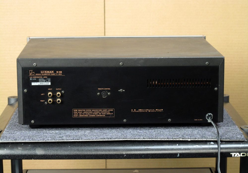 LUXMAN K-03 卡座