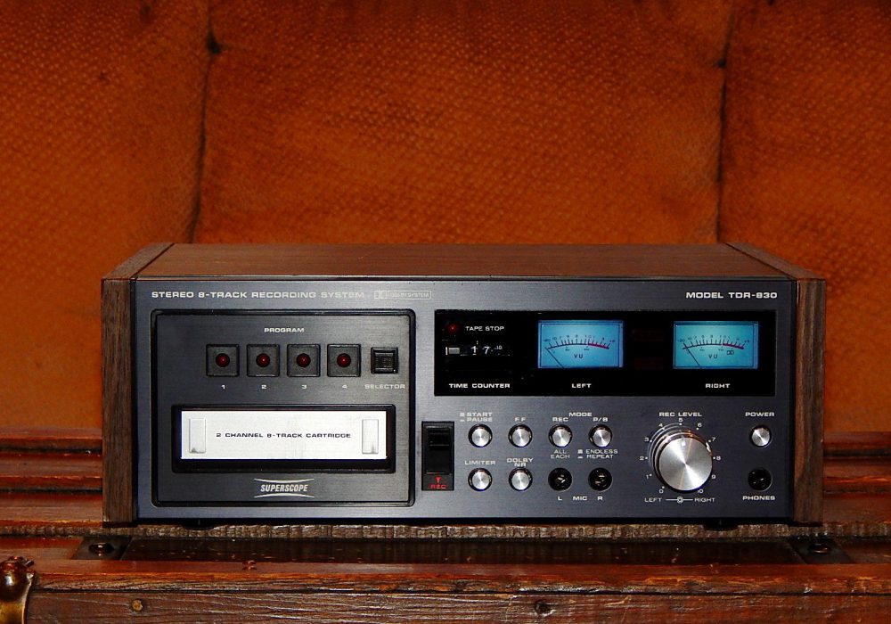 马兰士 Marantz Super Scope TDR-830 8 Track Tape 8轨磁带卡座