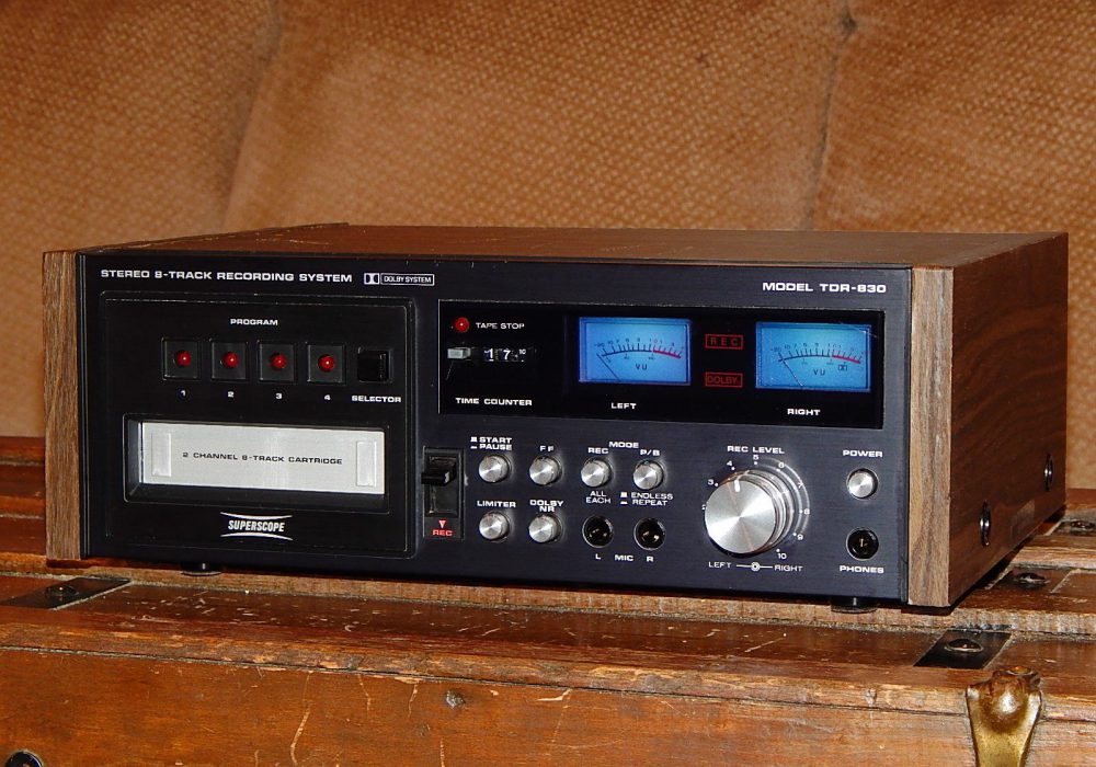 马兰士 Marantz Super Scope TDR-830 8 Track Tape 8轨磁带卡座