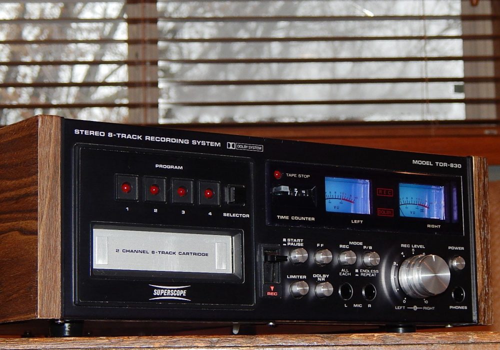 马兰士 Marantz Super Scope TDR-830 8 Track Tape 8轨磁带卡座