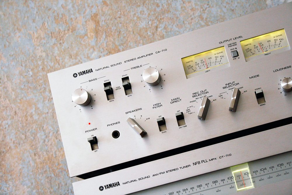 YAMAHA CA-710 功率放大器 + YAMAHA CT-710 收音头