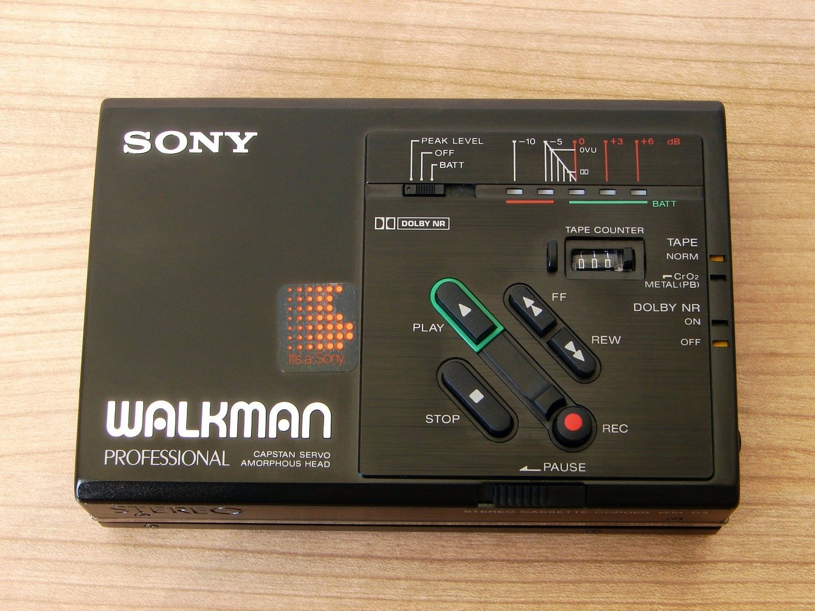 索尼 SONY WMD3 Professional Walkman 磁带随身听 Lark Club