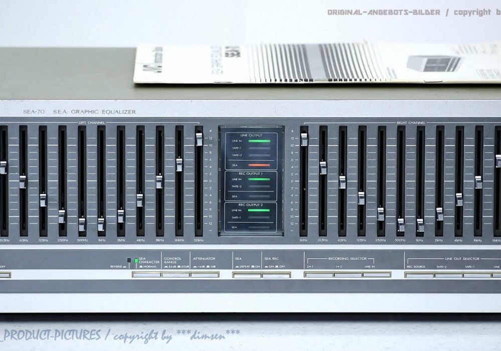 JVC SEA-70 S.E.A. Graphic Equalizer 图示均衡器