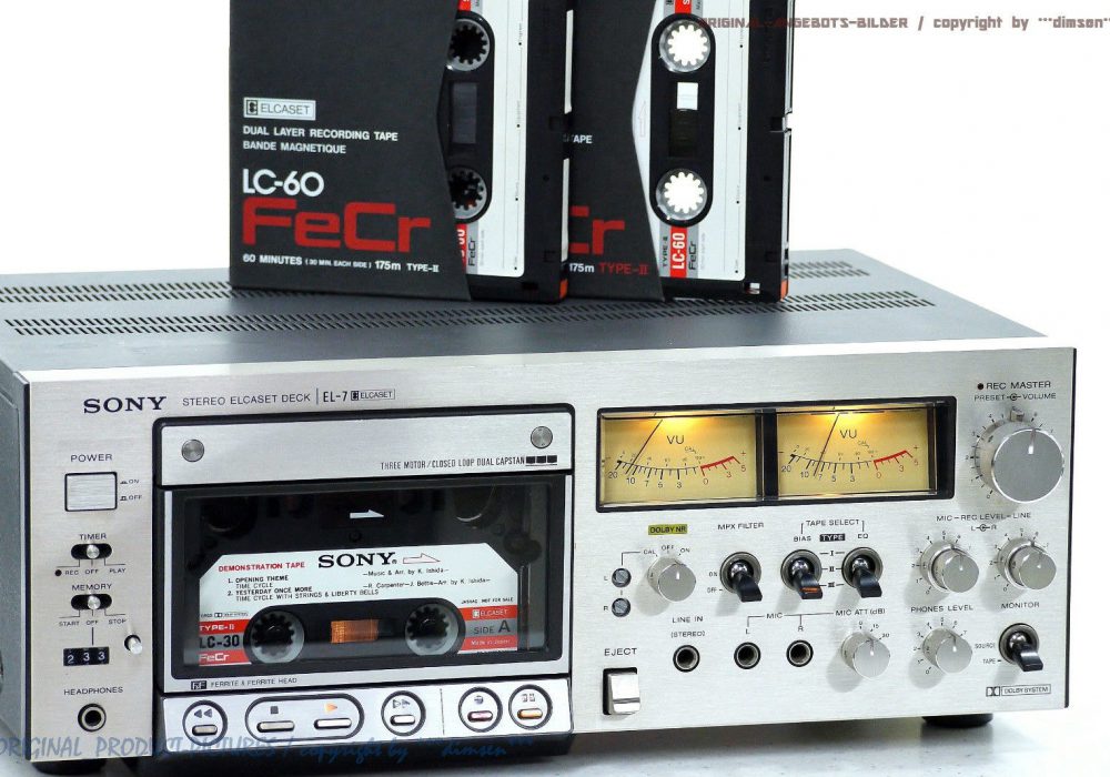 索尼 SONY EL-7 ELCASET 磁带卡座