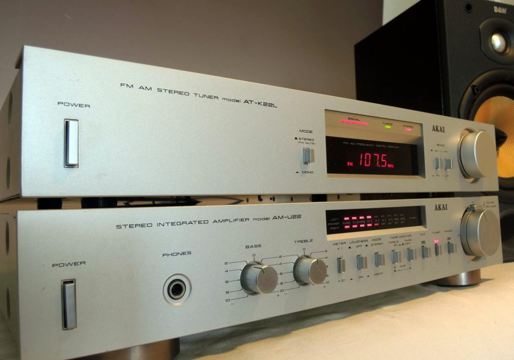 AKAI AT-K22L AM/FM 收音头 + AT-U22 功率放大器