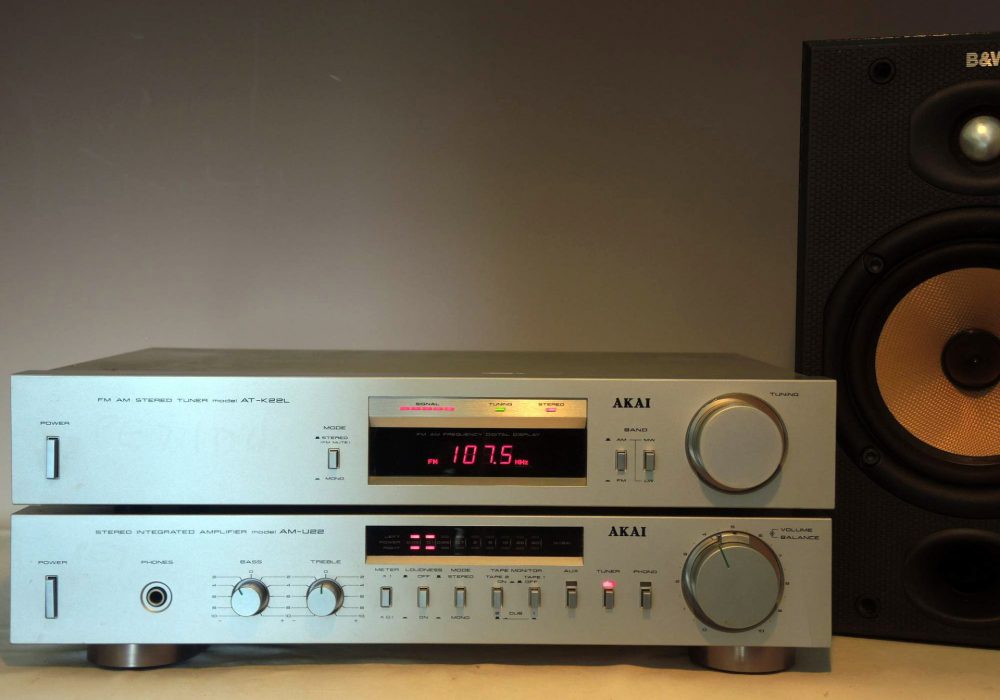 AKAI AT-K22L AM/FM 收音头 + AT-U22 功率放大器