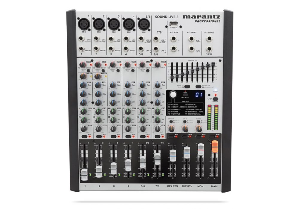 马兰士 Marantz Sound Live 8 调音台