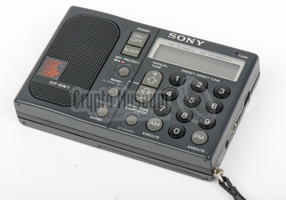 索尼 SONY ICF-SW1 收音机