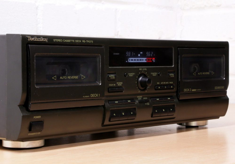 松下 Technics RS-TR373 Hi-Fi analogue double twin cassette tape deck Dolby B/C