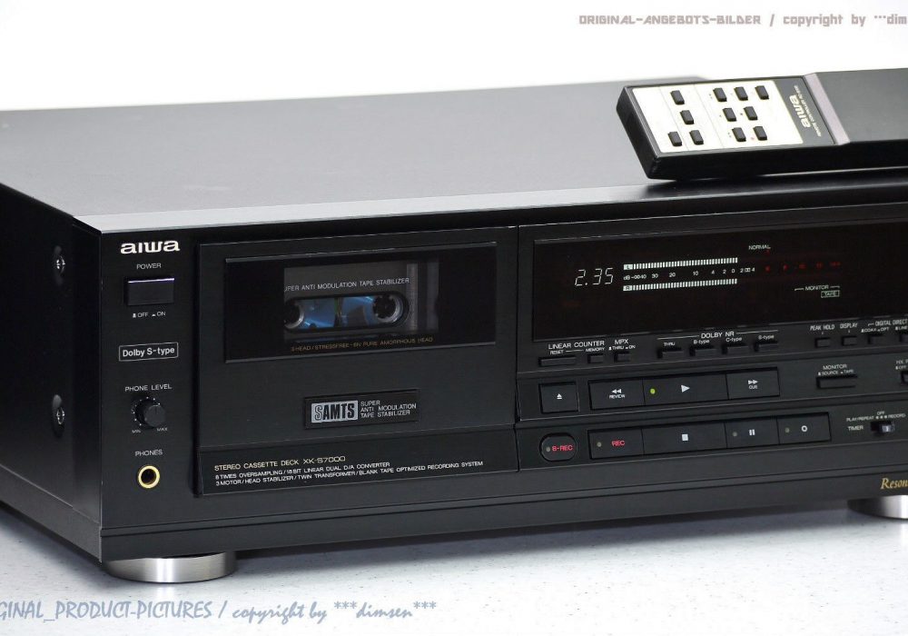 AIWA XK-S7000 High-End 磁带 Tape 卡座 1A-Zustand! Revidiert + 1J.Garantie!