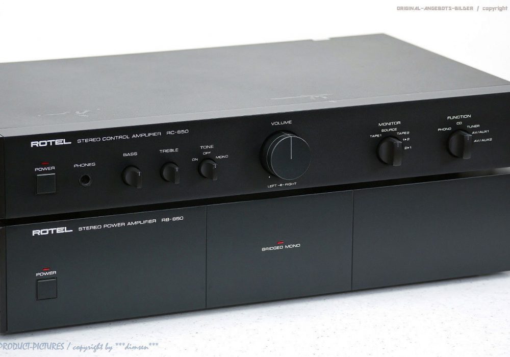 ROTEL RC-850 + RB-850 前后级功放