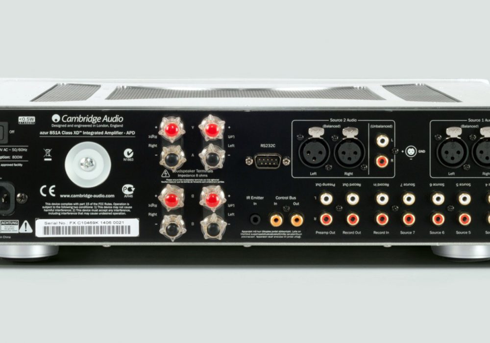Cambridge Audio Azur 851A - 旗舰级集成 XD 级放大器