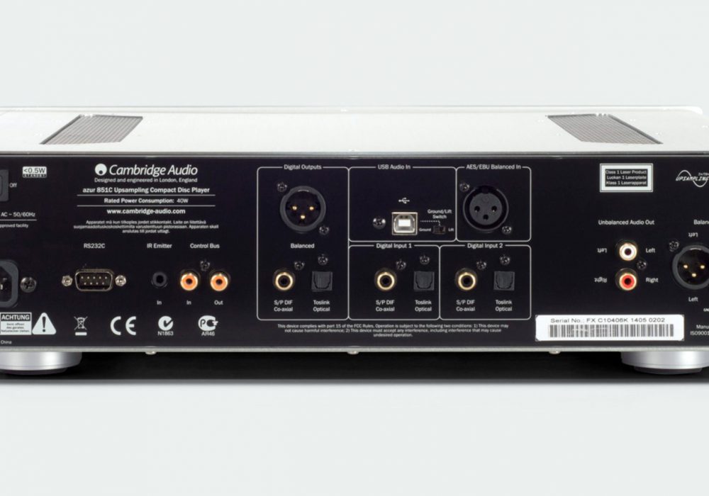 Cambridge Audio Azur 851C - CD播放器 / 前置放大器 / 解码器