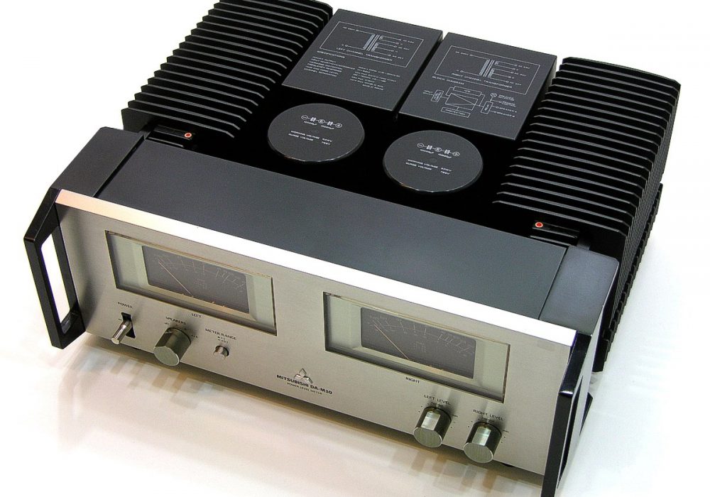MITSUBISHI DA-A10DC amp, DA-P20 preamp & DA-M10 power meters