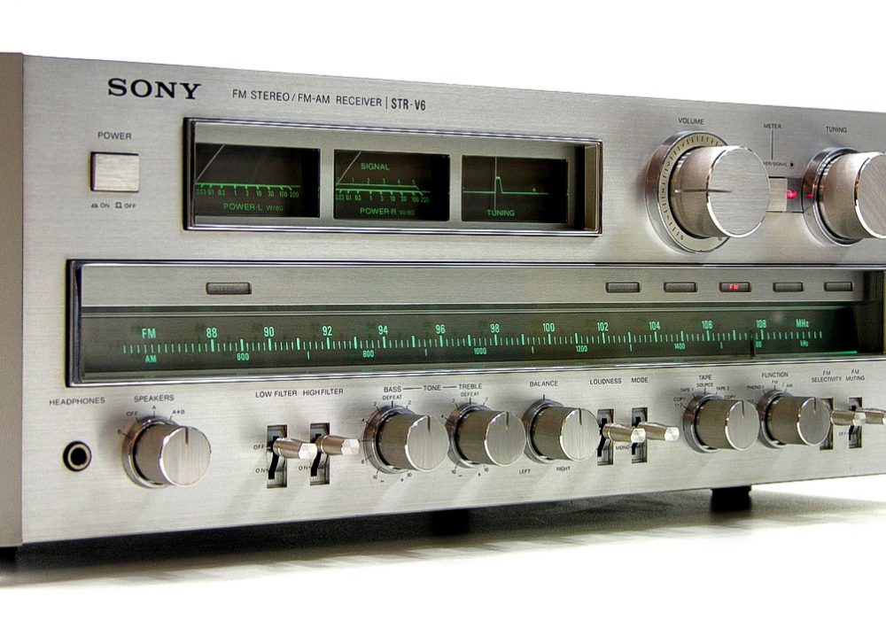索尼 SONY STR-V6 FM/AM 收扩机