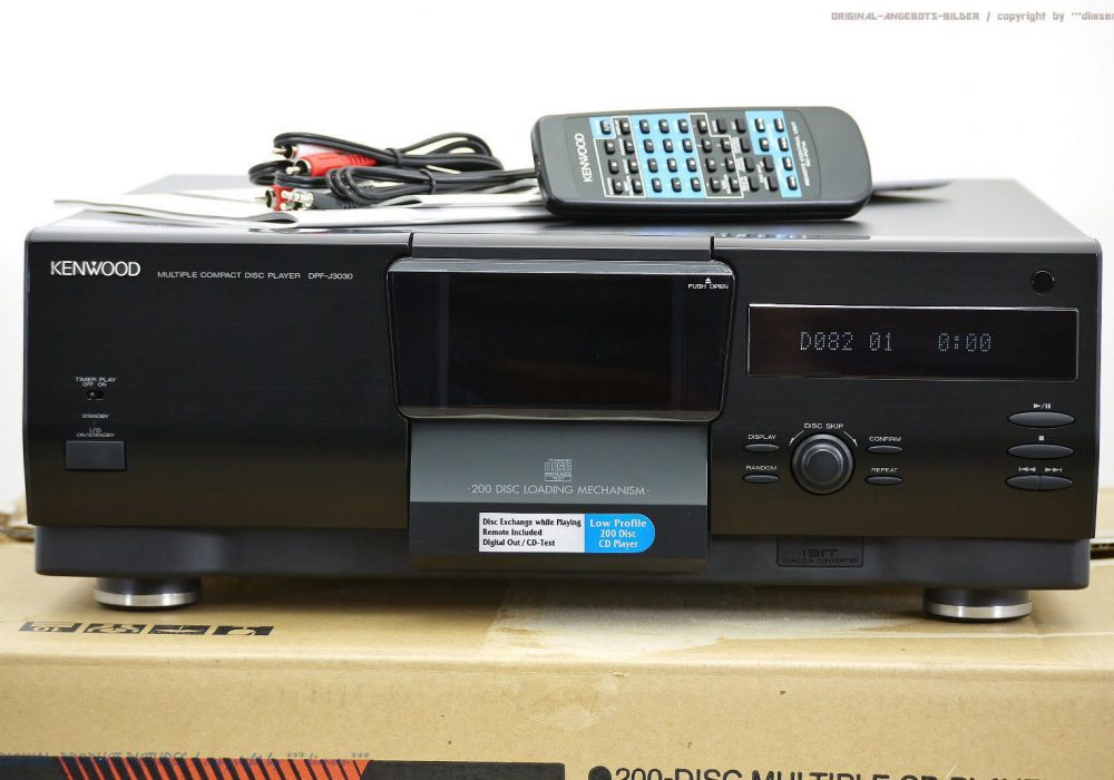 KENWOOD DPF-J3030 200-Fach CD-Wechsler in Unbenutztem Zustand+OVP/FB<wbr/>/BDA+1J.Gar.