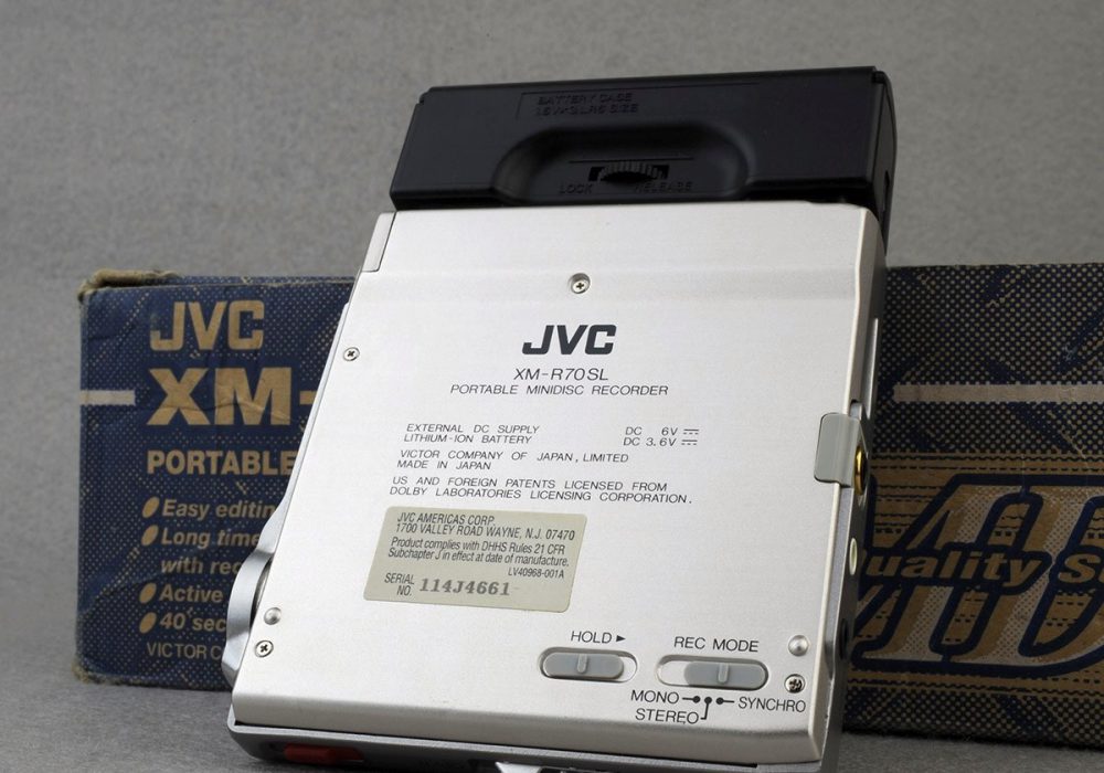 JVC XM-R70SL MD随身听