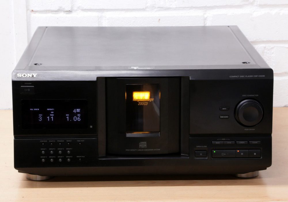 索尼 SONY CDP-CX235 MEGA 200碟连放 CD播放机