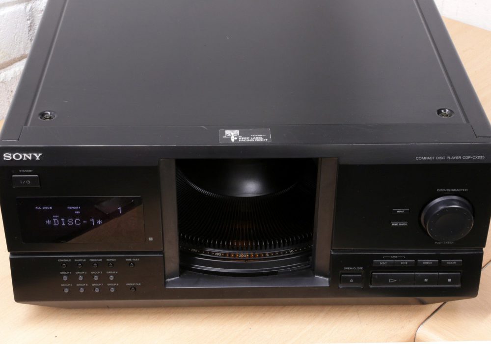 索尼 SONY CDP-CX235 MEGA 200碟连放 CD播放机