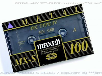 MAXELL MX-S 100 Type-IV 盒式磁带