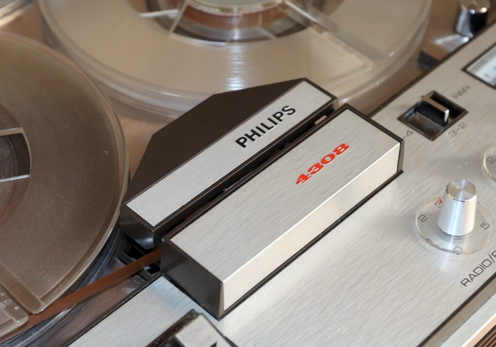 Philips 4308 Reel to Reel Tape Recorder 开盘机