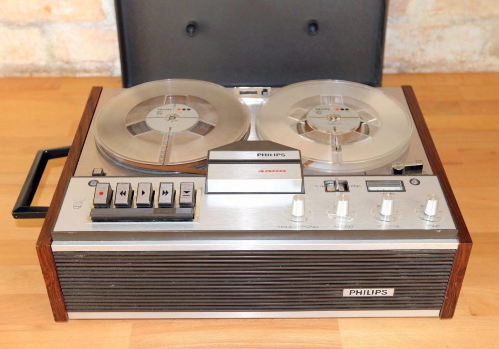 Philips 4308 Reel to Reel Tape Recorder 开盘机