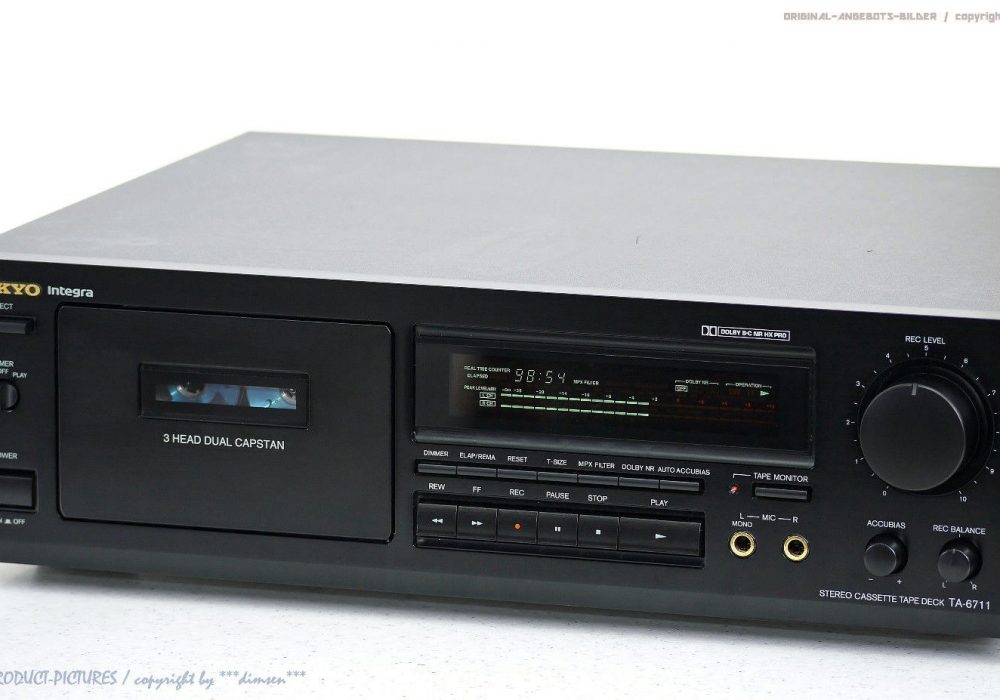 ONKYO Integra TA-6711 HighEnd 磁带 Tape 卡座 Top-Zust! Revidiert+1J.G<wbr/>arantie