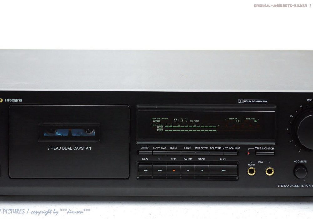 ONKYO Integra TA-6711 HighEnd 磁带 Tape 卡座 Top-Zust! Revidiert+1J.G<wbr/>arantie