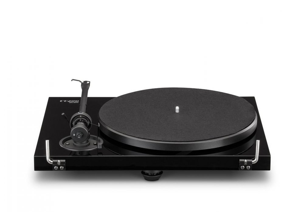 Music Hall MMF 2.2 Belt Driven Turntable with Cartridge, Gloss Black