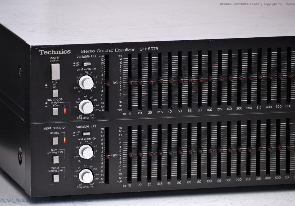 松下 Technics SH-8075 古董 High-End Graphic 立体声 EQ Equalizer Revidiert+1J.G<wbr/>ar!