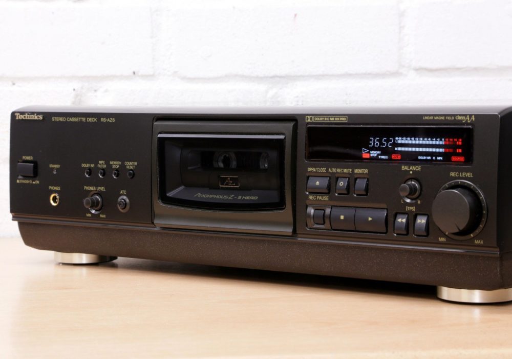 松下 Technics RS-AZ6 Hi-Fi 立体声 3-Head cassette tape deck Power eject B/C HX Pro NR