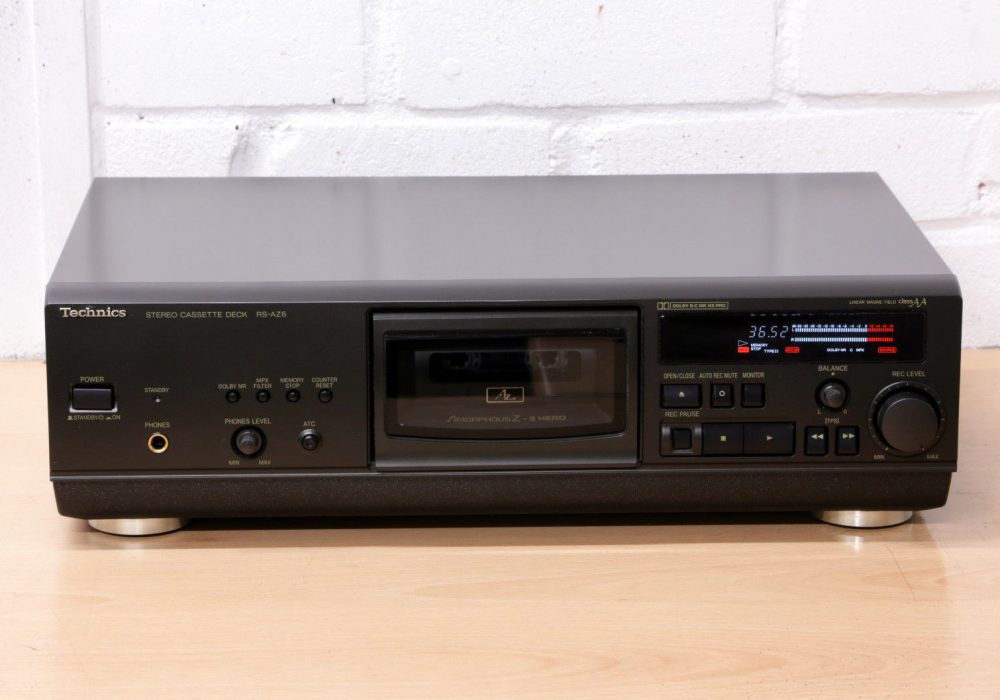 松下 Technics RS-AZ6 Hi-Fi 立体声 3-Head cassette tape deck Power eject B/C HX Pro NR