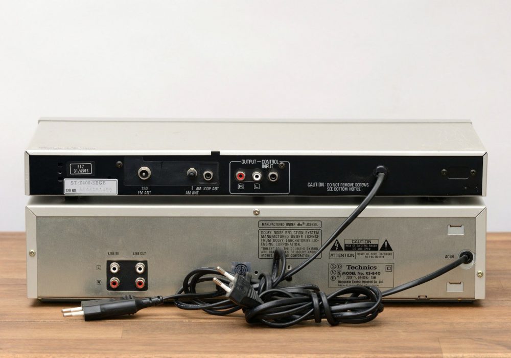 Technics ST-Z400 Tuner 收音头 & RS-B40 Tapedeck 卡座