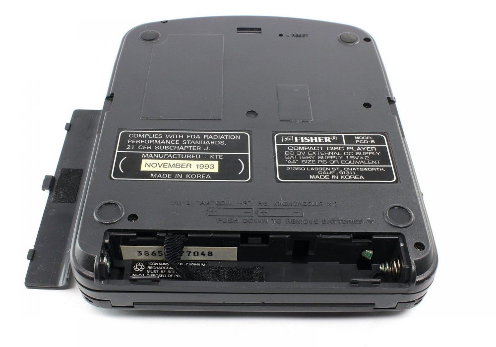 FISHER PCD-5 CD Player CD随身听