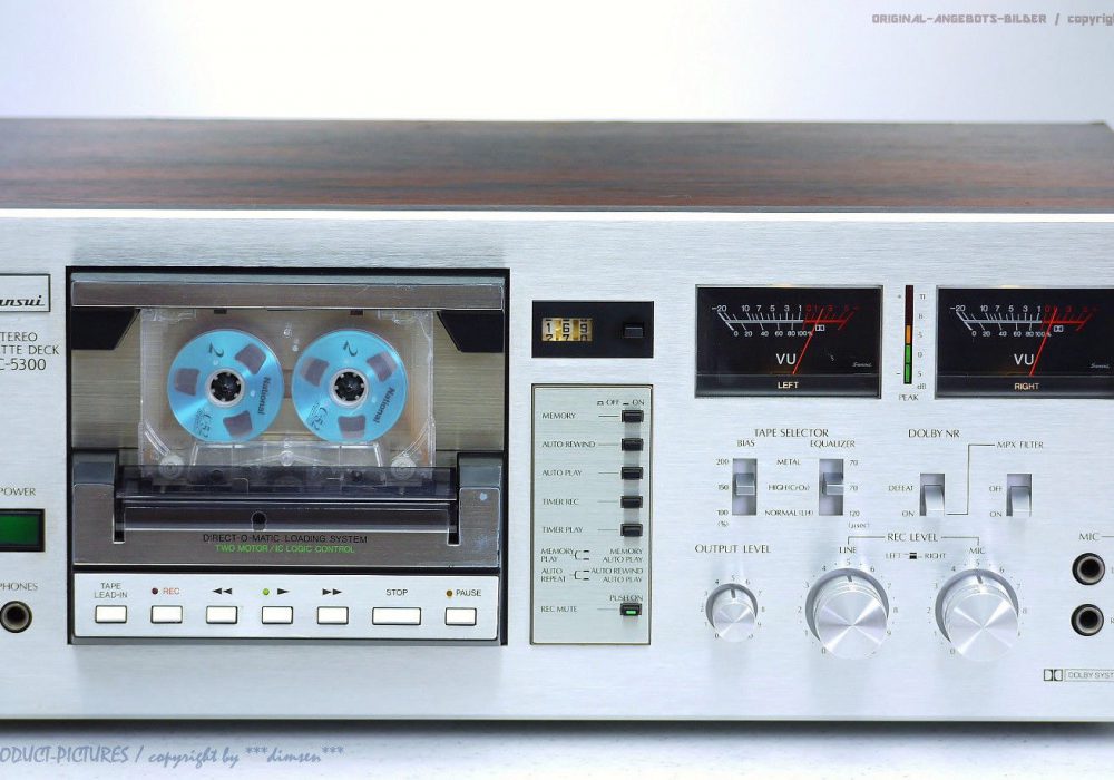 SANSUI SC-5300 古董 Direct-O-Matic 磁带 Tape 卡座! Revidiert+1J.G<wbr/>arantie!